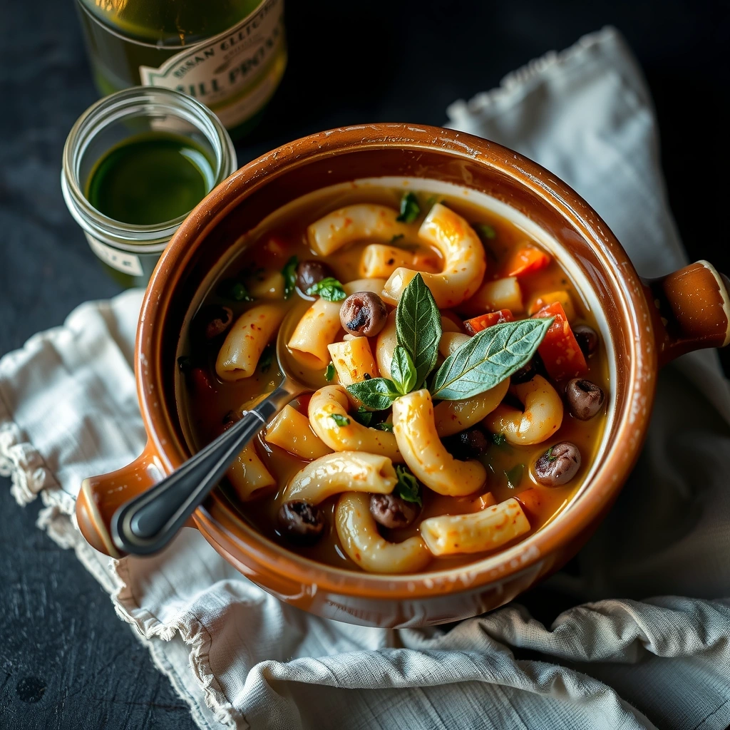 Piatto di pasta e fagioli